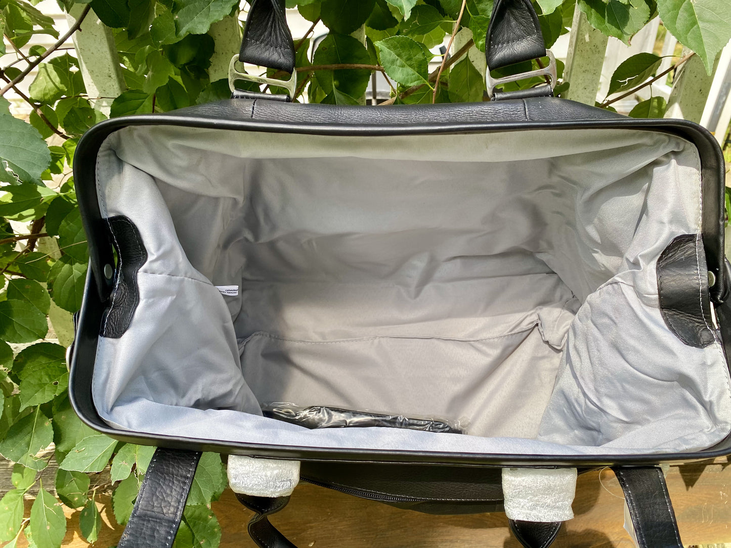 Piel Leather Handcrafted Top Frame Carry-On Bag – Full-Grain Cowhide Travel Tote