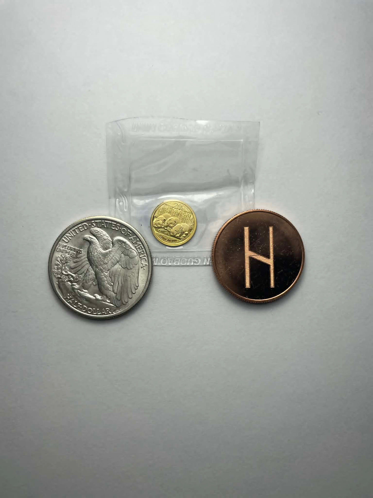 Money Metals Coin Set – Panda, Rune & Walking Liberty