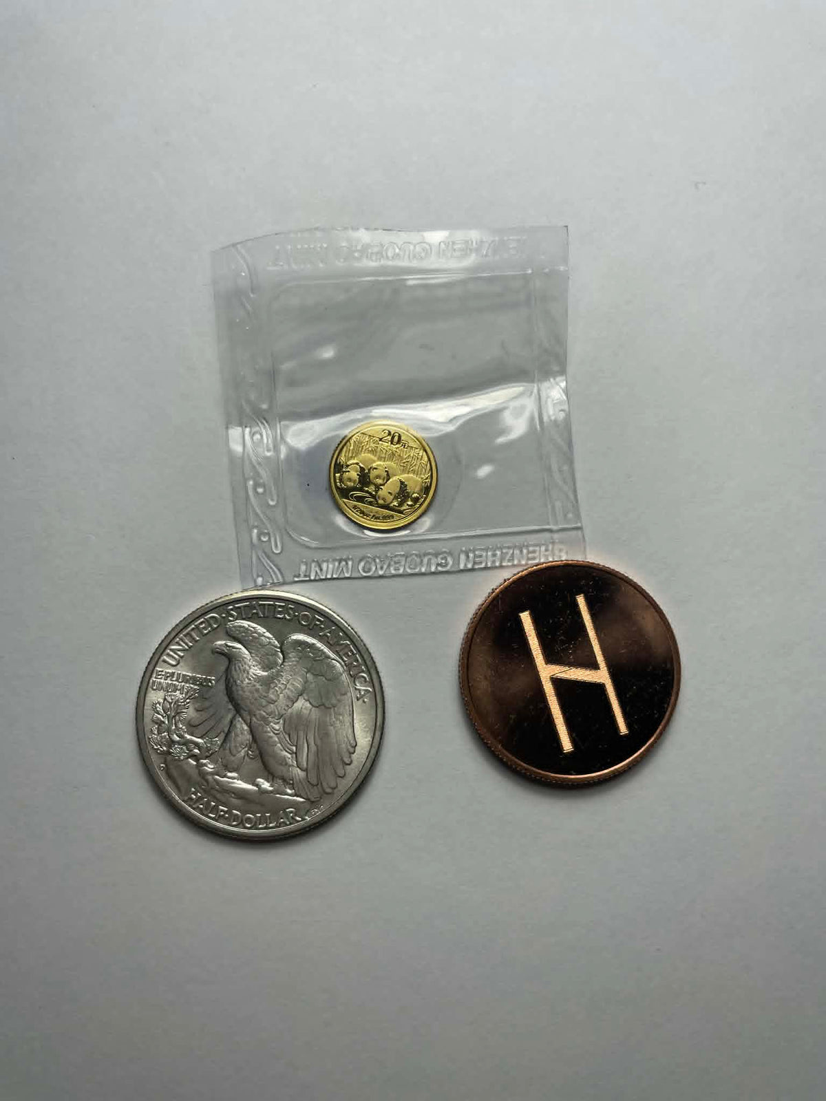 Money Metals Coin Set – Panda, Rune & Walking Liberty